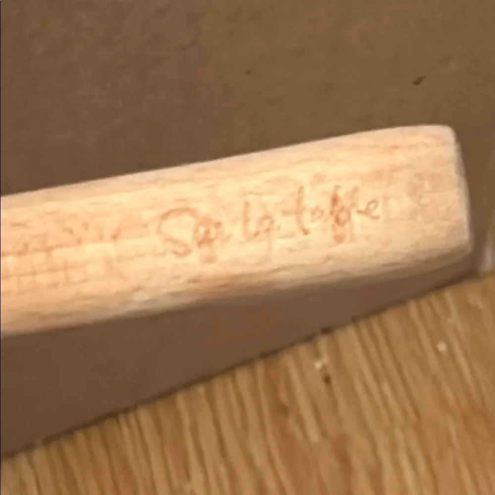 Sur La Table Silicone With Wood Handle Snowman Design Baking Spatula